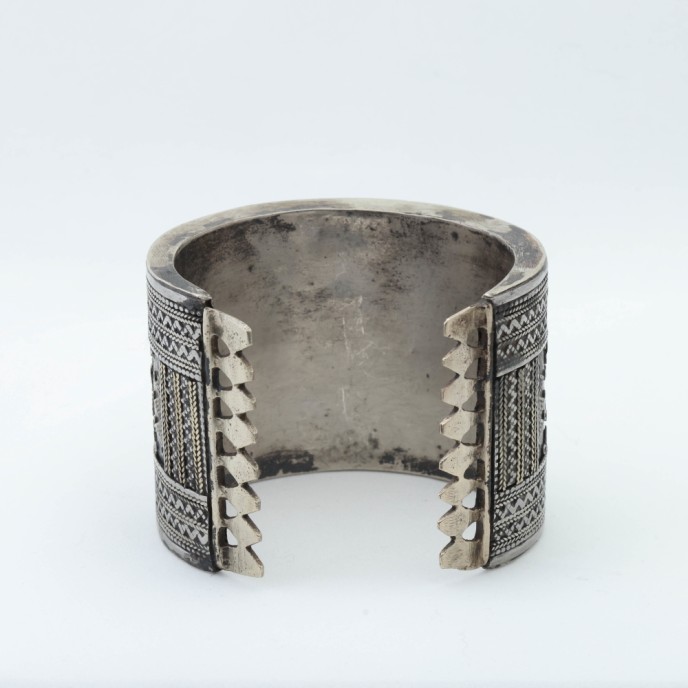 Bratara fixa Afghana carneol romburi Argint