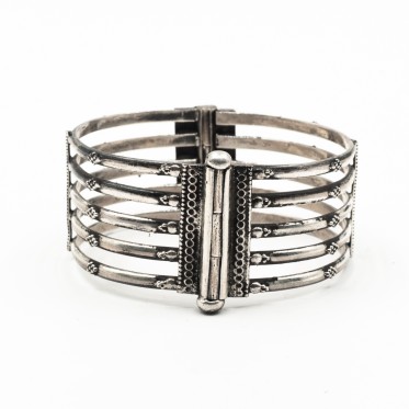 Bratara fixa 5 dungi Argint