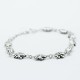 Bratara flexibila reglabila elefantei Argint