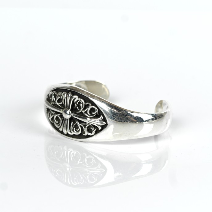 Bratara fixa trei cruci Argint