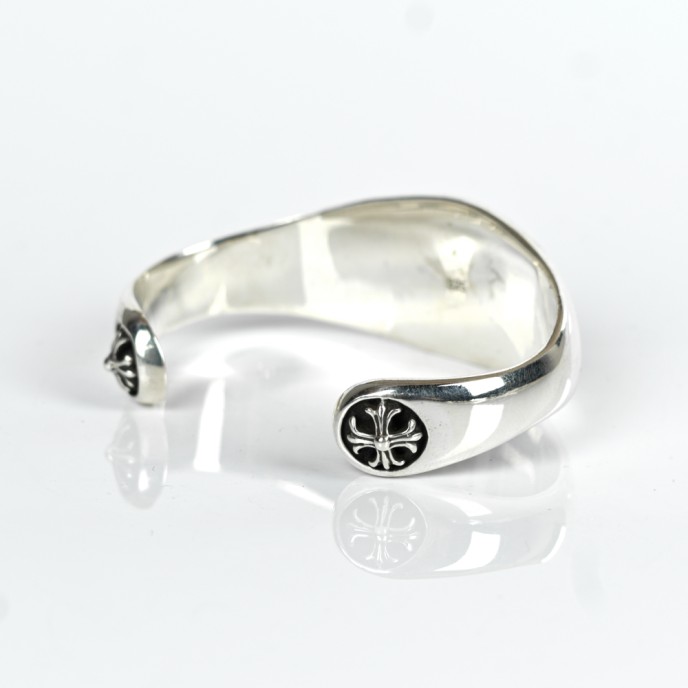 Bratara fixa trei cruci Argint