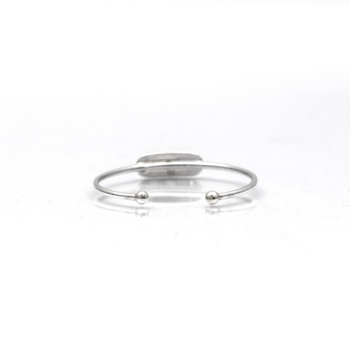 Bratara fixa placuta copii 2*40 Argint