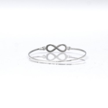 Bratara fixa simpla infinit m Argint