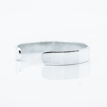 Bratara fixa simpla plata 1cm Argint