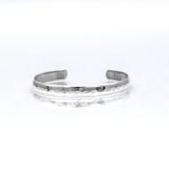 Bratara fixa lata hammered 7*60 Argint