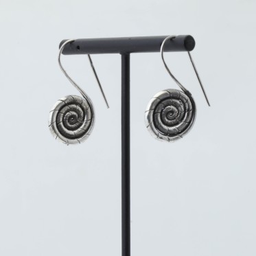 Cercei spirala mica Argint