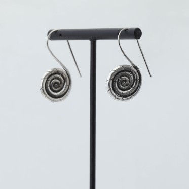 Cercei spirala mica Argint