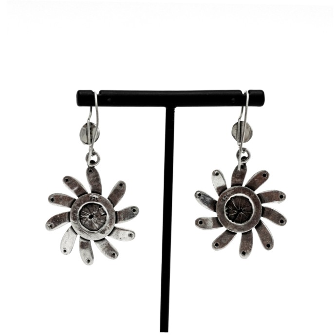 Cercei rotunzi model morisca India Argint