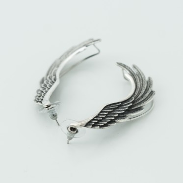 Cercel pe ureche aripa inger Argint