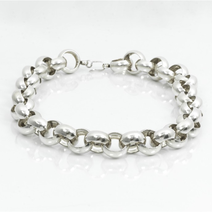 Colier zale rolo xxl 2cm Argint