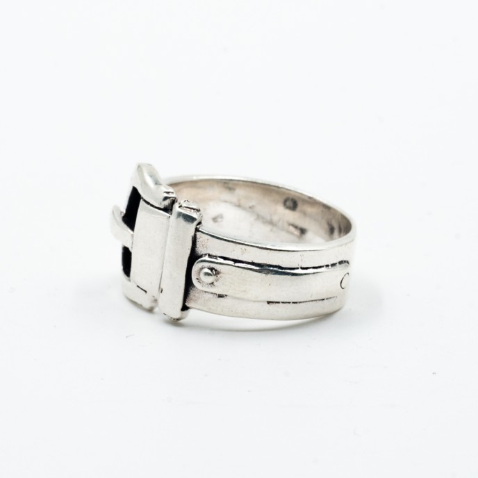 Inel curea de pantaloni Argint