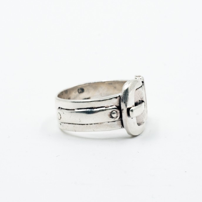 Inel curea de pantaloni Argint