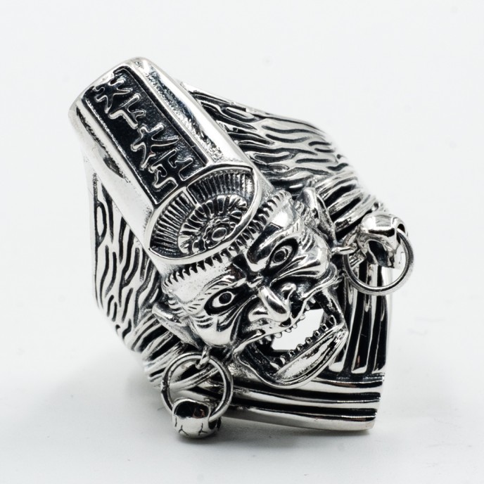 Inel ghost.of.Impermanence black.guardian Argint