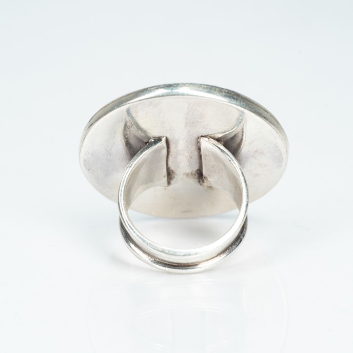 Inel Nepal rotund turcoaza nr.17 Argint