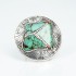 Inel Nepal rotund turcoaza nr.19 Argint