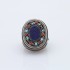 Inel Afghan lapis.lazuli multi pietre Argint