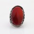 Inel Afghan carneol oval plasa Argint