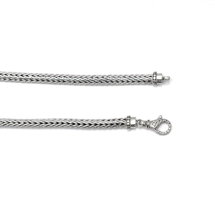 Lant masiv impletitura spic 8mm Argint