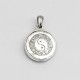 Pandantiv rotativ yin yang zodiac Argint