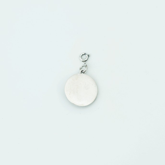 Pandantiv rotund leu s Argint