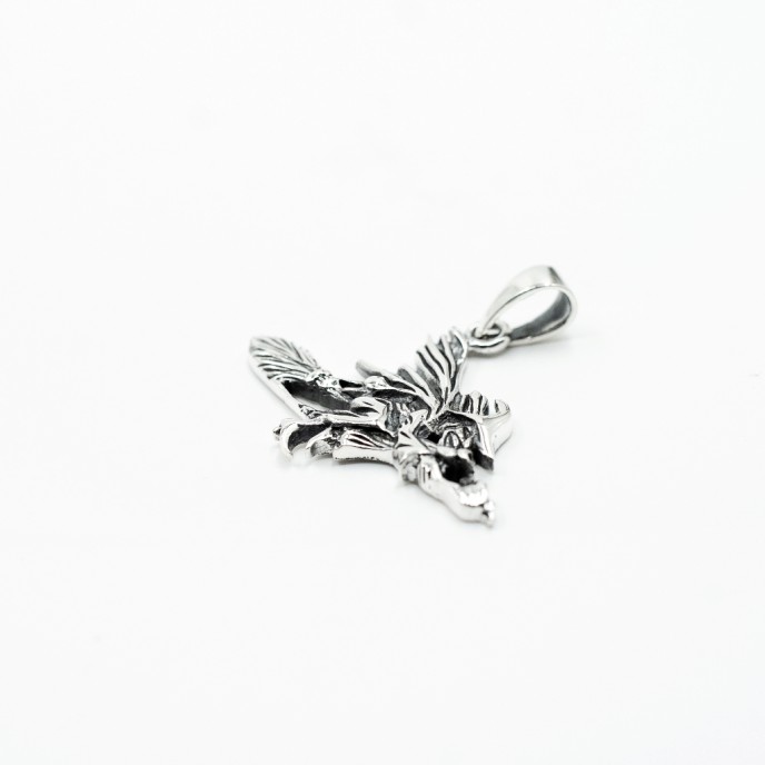 Pandantiv vrajitoare calare pe matura Argint