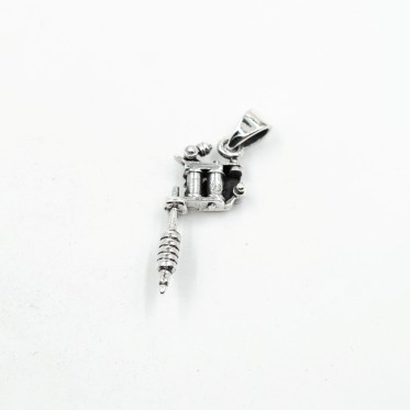 Pandantiv pistol pentru tatuaj Argint