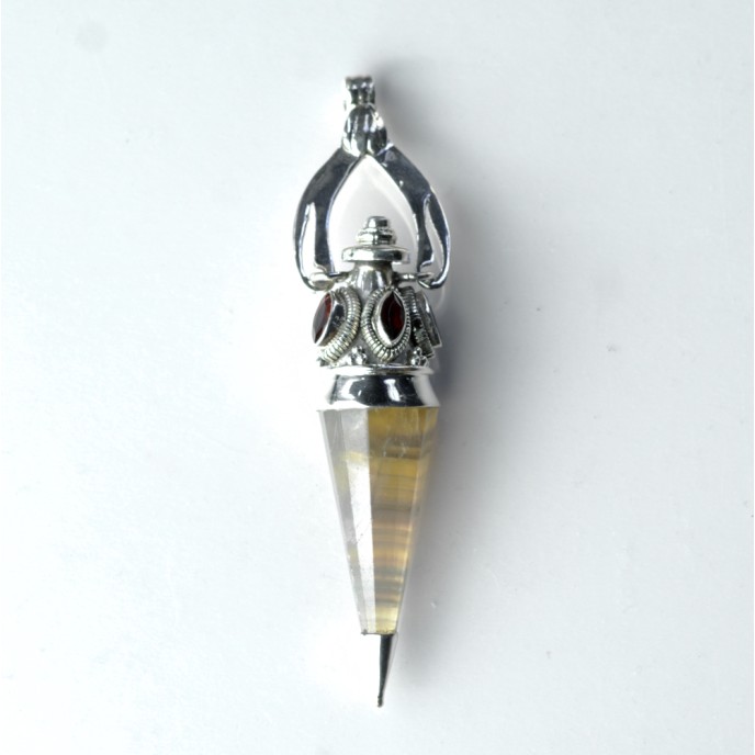 Pandantiv pendul cuarz fumuriu nr.34 Argint