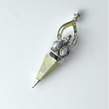 Pandantiv pendul cuarz jad nr.35 Argint