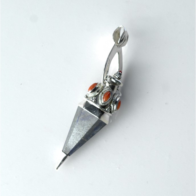 Pandantiv pendul lapis lazuli nr.35 Argint