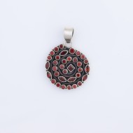 Pandantiv spirala pietre naturale Argint