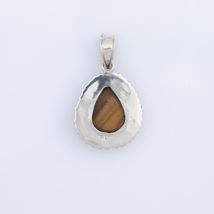 Pandantiv picatura bucle ochi.de.tigru Argint