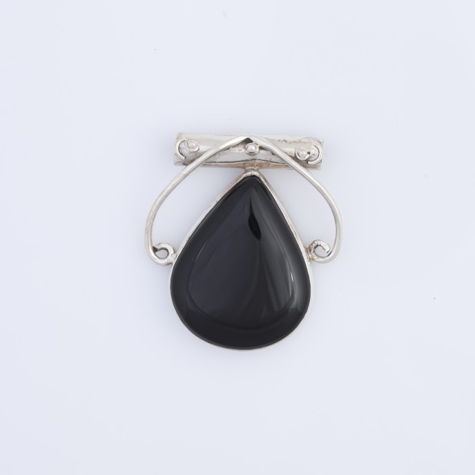 Pandantiv picatura brate pietre naturale Argint