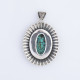 Pandantiv oval turcoaz Iranian nr.65 Argint
