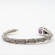 Bratara fixa gheara bila Argint