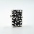 Bricheta Zippo capete de mort Argint