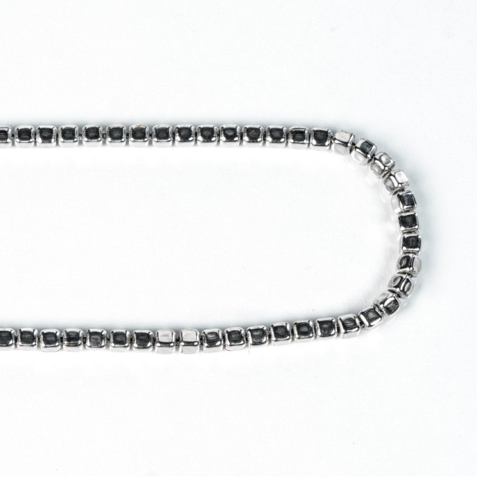 Lant buline patrate 300 Argint