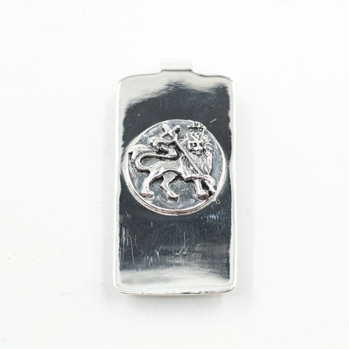 Clips de bani leu Argint