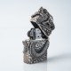 Bricheta Zippo dragon incolacit Argint