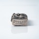 Bricheta Zippo dragon incolacit Argint