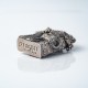 Bricheta Zippo dragon incolacit Argint