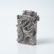 Bricheta Zippo dragon incolacit Argint