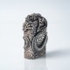 Bricheta Zippo dragon incolacit Argint