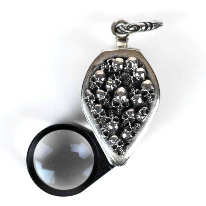 Pandantiv lupa cranii Argint