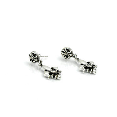 Cercei lungi crin imperial zirconiu Argint