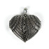 Pandantiv caseta inima inaripata xl Argint
