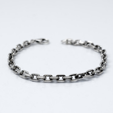 Bratara zale dreptunghiulare Argint