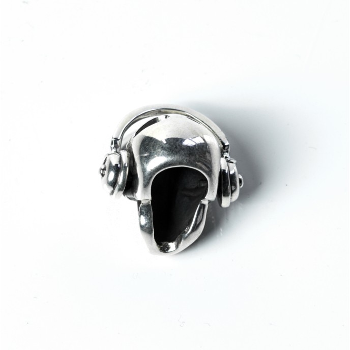 Pandantiv craniu dj Argint