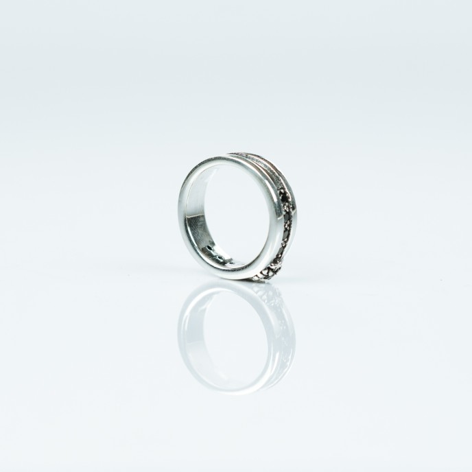 Verigheta cruce gotica zirconii Argint