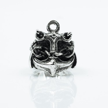 Inel masiv ancora lant Argint