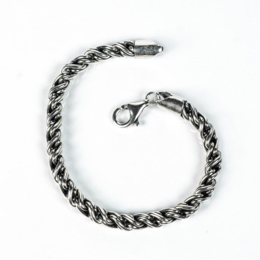 Bratara sfoara antichizata 140 Argint